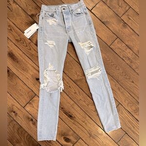 GRLFRND Karolina High-rise jeans in color Jaggar size 25